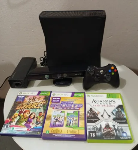 Xbox 360 original completo com KINECT
