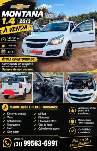 Chevrolet Montana LS 1.4 Econoflex 8V 2P 2013
