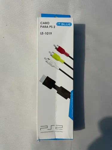 CABOS DE PS2 VIDEO E ÁUDIO