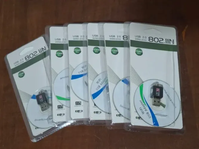 Adaptador Wi-Fi USB (sem antena) - Novo - Receptor Wireless