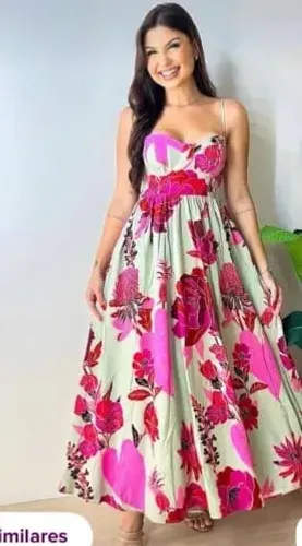 Vestido Floral Farm Tamanho G