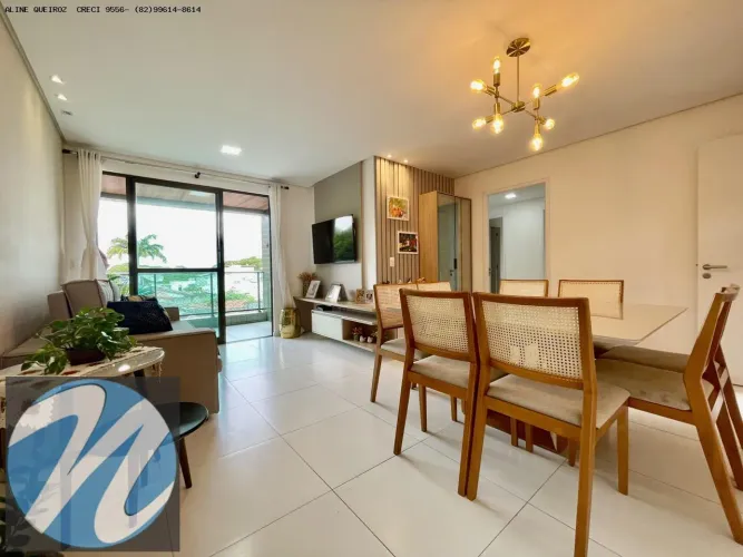 Apartamento 3 Quartos para Venda em Maceió, Gruta de Lourdes, 3 dormitórios, 3 suítes, 4 b