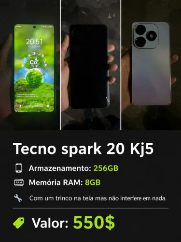 celular tecno spark 