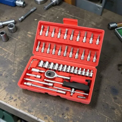 Kit de Ferramentas 46 Peças com Maleta