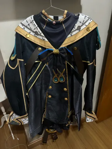 Cosplay completo DokiDoki jogo de anime Genshin Impact Freminet + peruca (não tem chapéu)
