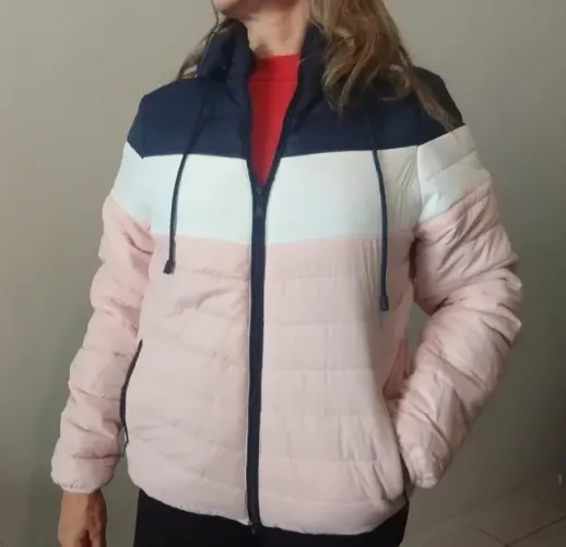 Casaco Bobojaco Feminino Jaqueta Puffer forrada
