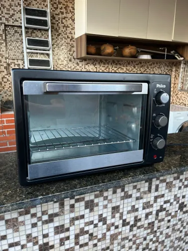 Forno Elétrico Philco 38 Litros Preto 110V - 1500W (Excelente Estado)