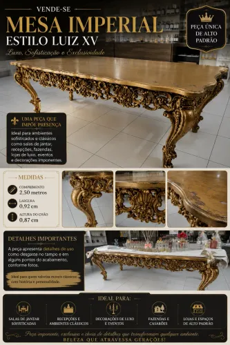 Vende-se mesa 800.00 para essa semana