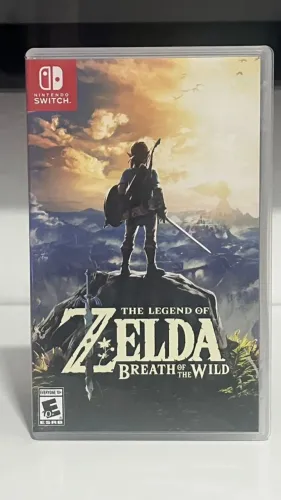 The Legend Of Zelda Breath Of The Wild Mídia Física (Nintendo Switch 1) - Como novo