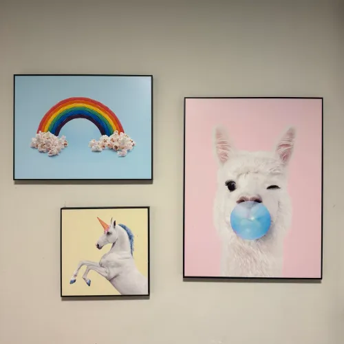 Conjunto de quadros decorativos quarto infantil