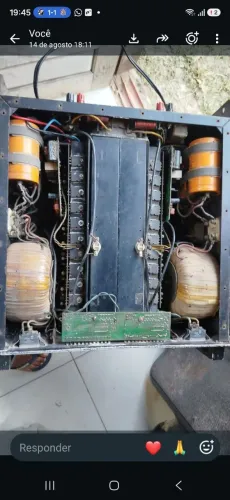 Amplificador time one Rf 802 em perfeita condição
