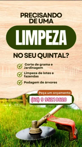 Limpeza de quintal