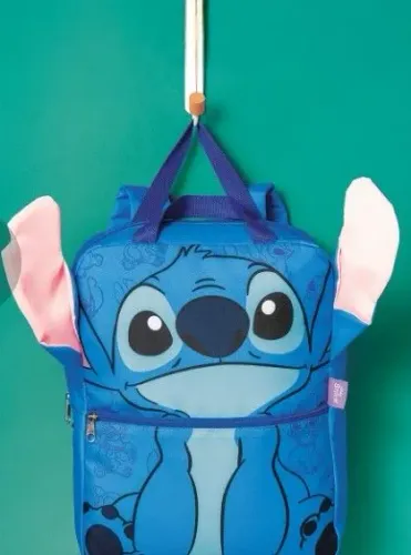 Mochila Escolar Stitch Lacrada Nova