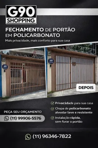 Solução de privacidade fechamento de portão