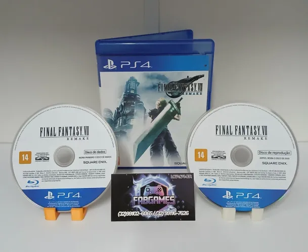 Jogo Final Fantasy VII Remake para PS4 aqui na LOJA FABGAMES.