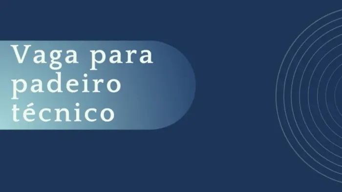 PROCURO PADEIRO TÉCNICO SANTISSIMO 