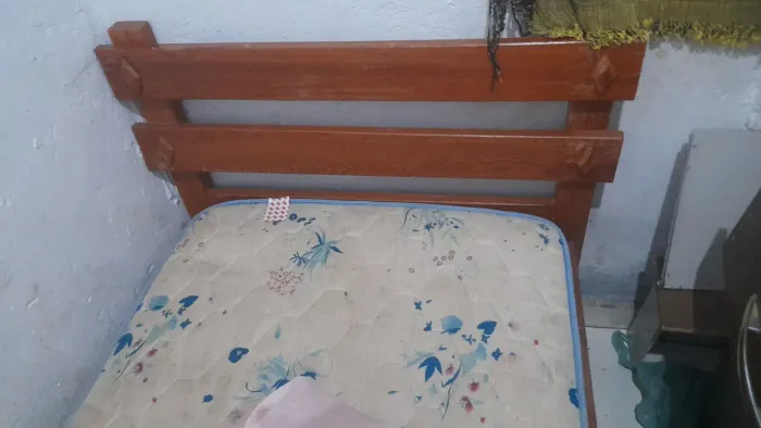 Cama Solteiro Madeira - Com Colchão 
