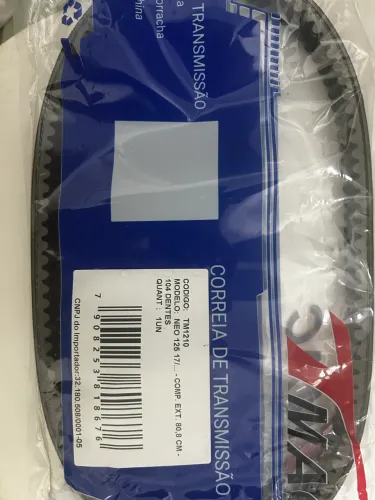 Correia Transmissão Yamaha Neo 125 2017 A 2024 Mod Original