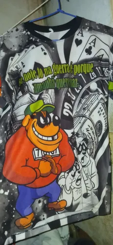 Camisa dos metralha dos baile