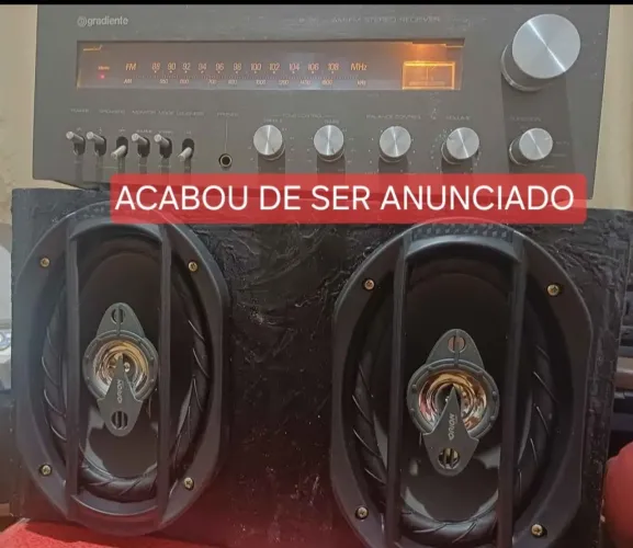 Receiver Gradiente S-95*mosca branca*difícil encontrar igual funcionando todas as funções 