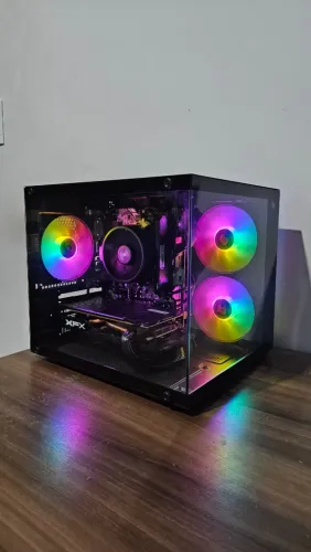 PC gamer ryzen 5 5500/RX 570/16gb memória ram ddr4/SSD