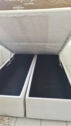 Cama box casal com baú