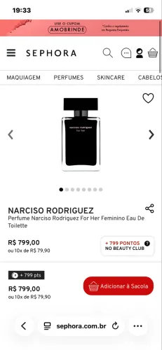 Perfume Narciso Rodriguez for Her 