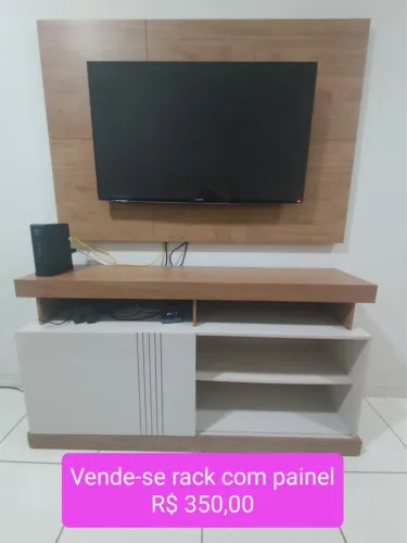 Rack com painel - muito conservado