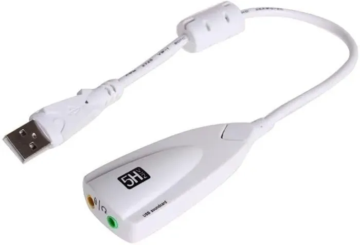 USB Sound Card 2.0 Steel sound 7.1 5HV2
