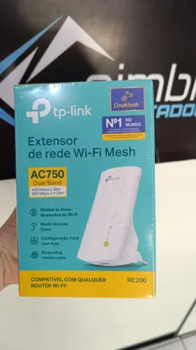 Extensor de Rede Wi-fi Repetidor de Sinal RE200 Dual Band - TP-Link Loja Coimbra Entrega