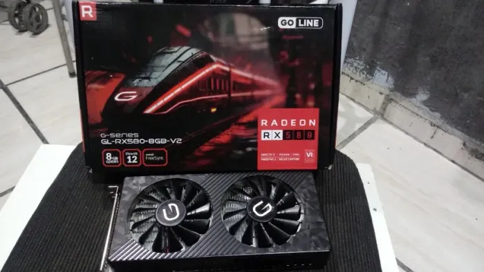 Placa de video Rx580 nova