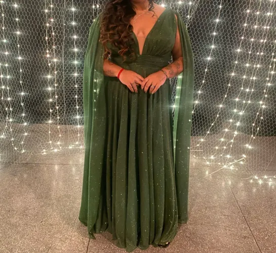 Vestido longo para cerimônia 