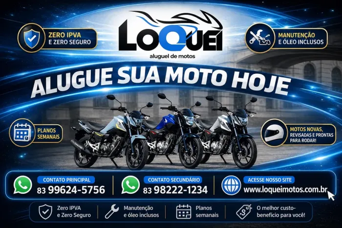 Alugue sua Motocicleta Honda Start 2026