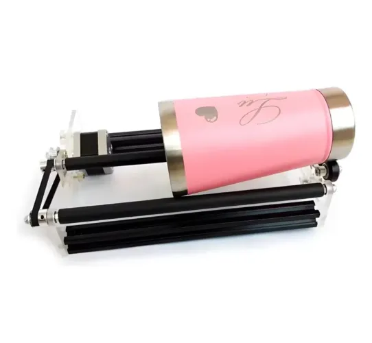 Eixo rotativo para gravadora laser
