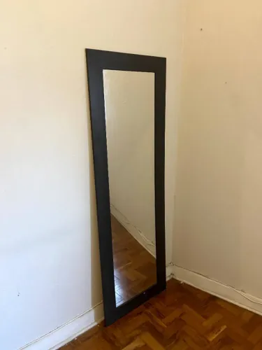 Espelho 50x150cm - Corpo inteiro com Moldura em Madeira