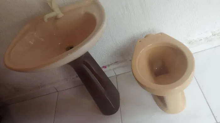 Vaso sanitário e pia
