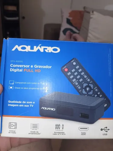 Vendo conversor/gravador digital da marca aquário NOVO NA CAIXA