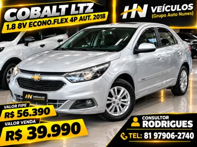 Chevrolet Cobalt LTZ 1.8 8V Econo.flex 4P Aut. 2018