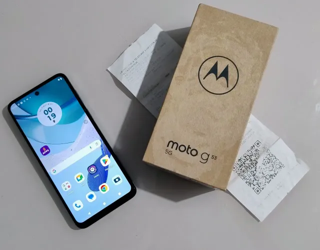 Moto G53 5G 128 GB - Grafite | Aparelho lacrado, nunca foi mexido