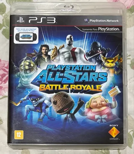 PlayStation All stars Battle Royale - PS3 - Usado muito pouco