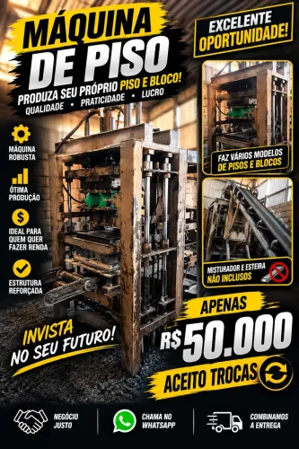 Vendo máquina de piso Paver