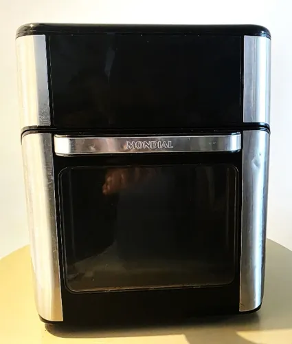 MONDIAL Fritadeira Air Fryer Forno Oven 12L, Preto/Inox, 2000W, 110V 