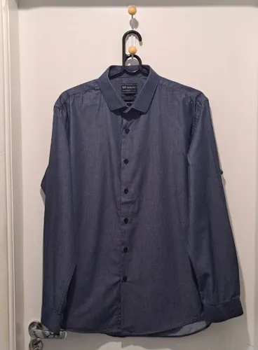 Camisa Preston Field - Azul escuro (G)