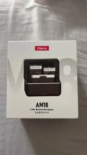 MICROFONE DE LAPELA PROFISSIONAL ULANZI AM18