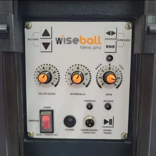 Máquina de lançar bola tênis e beach tennis wiseball