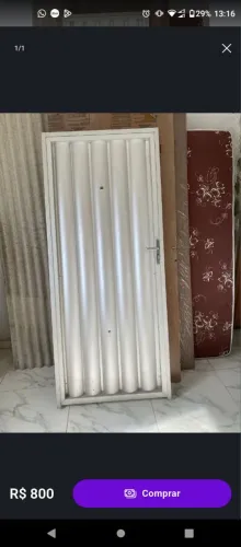 Portão de alumínio para pedestre