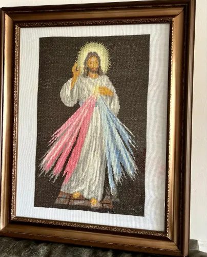 Jesus Misericordioso em Ponto Cruz