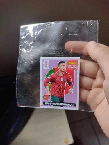 Figurinha legend Cr7 roxo