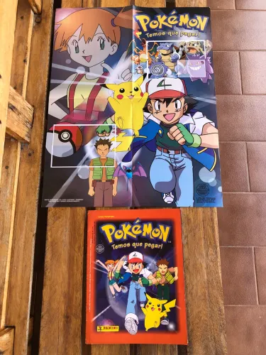 Álbum Pokémon Temos Que Pegar + Pôster