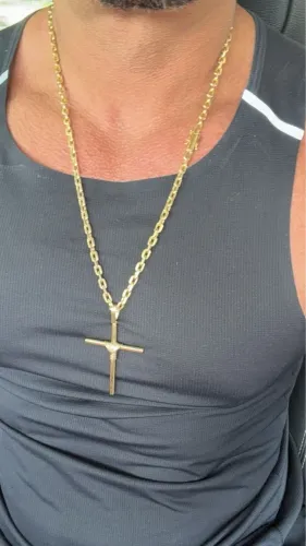 Corrente em ouro 18k modelo Cartier